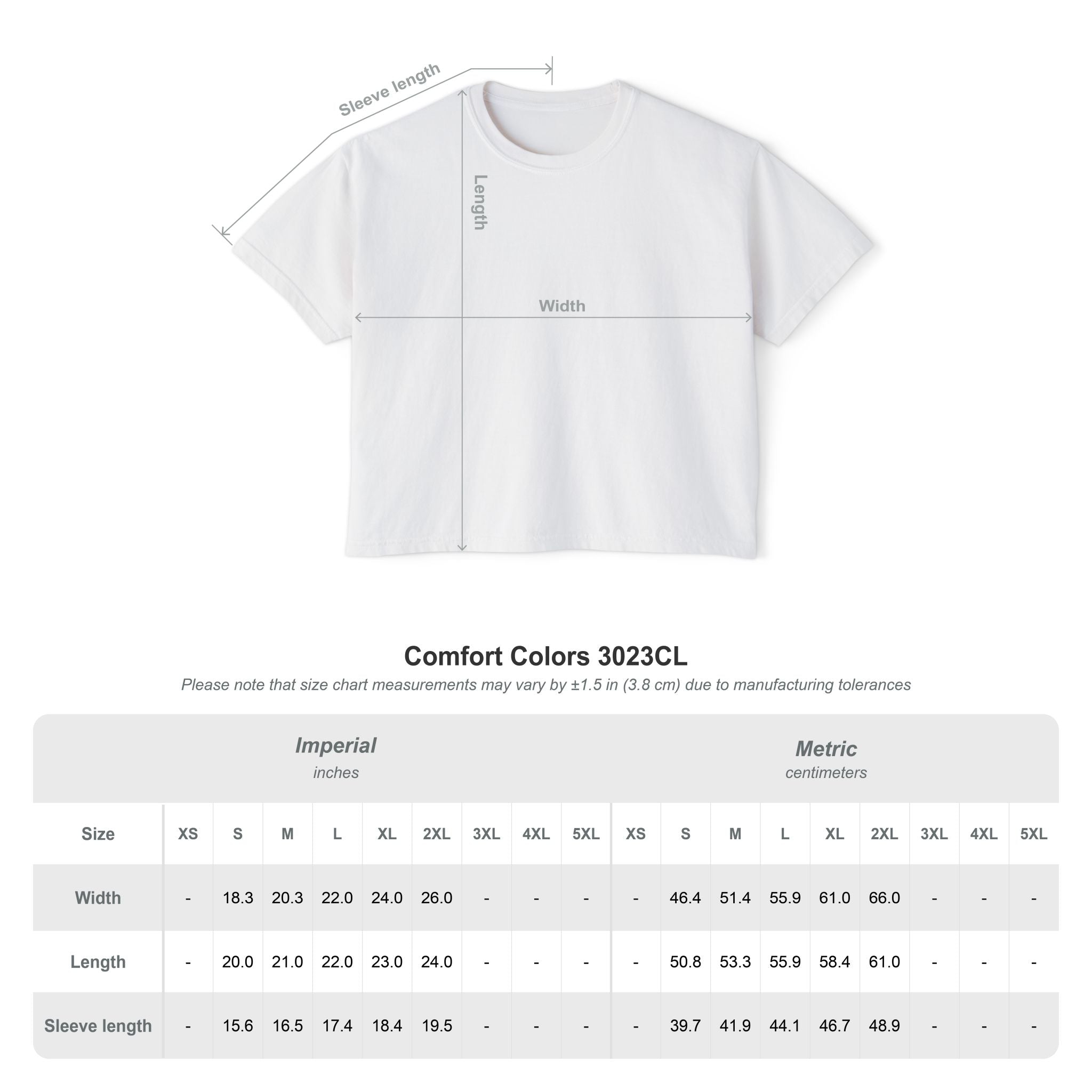 Club Crop Tee - Ivory