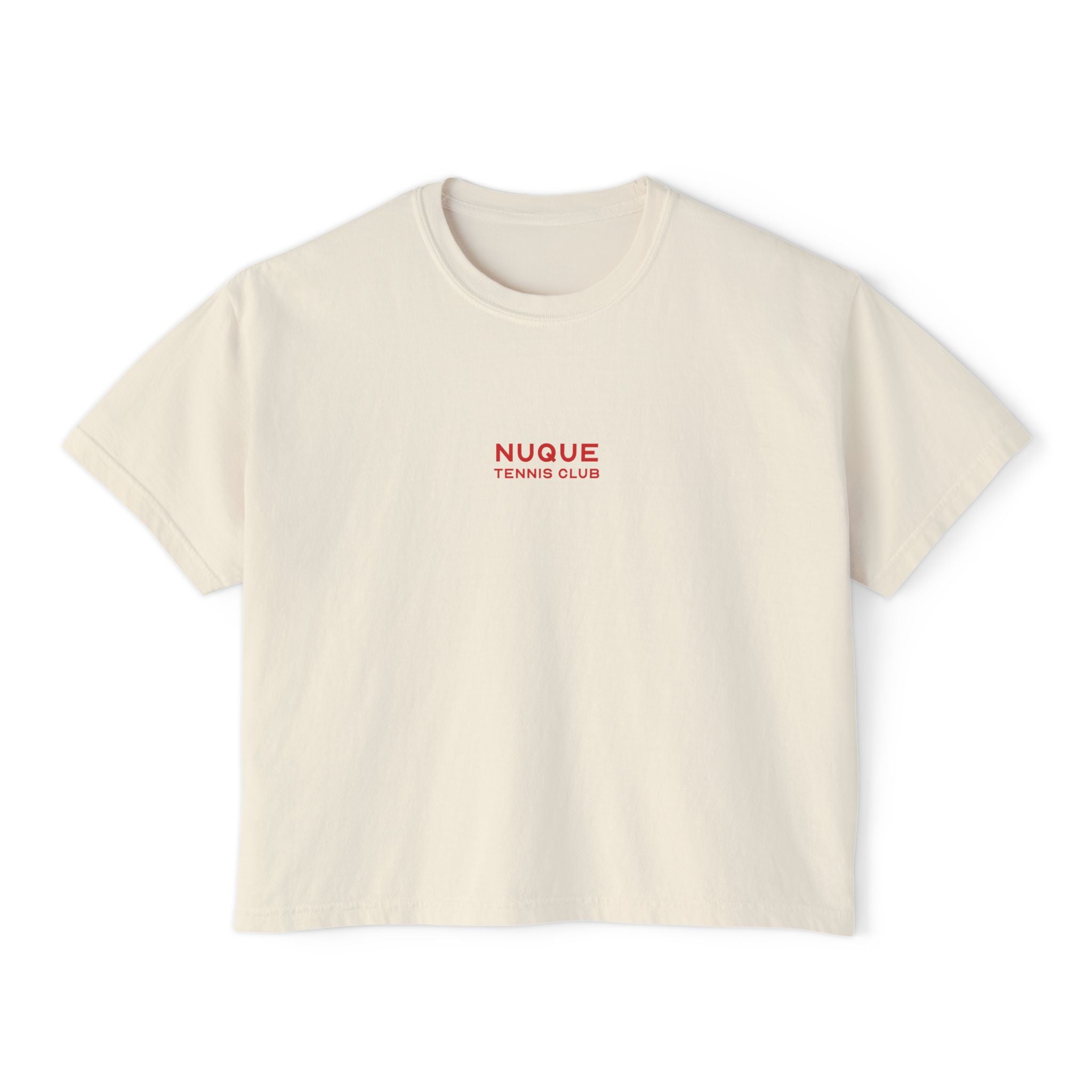 Club Crop Tee - Ivory