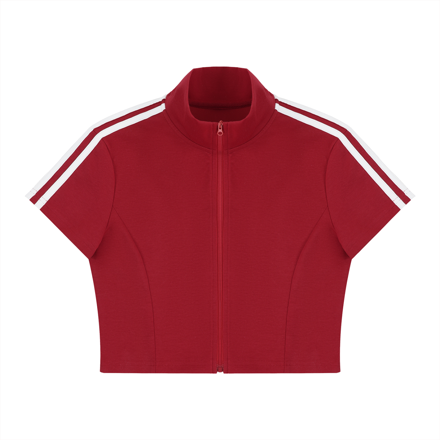 Court Zip Top - Red