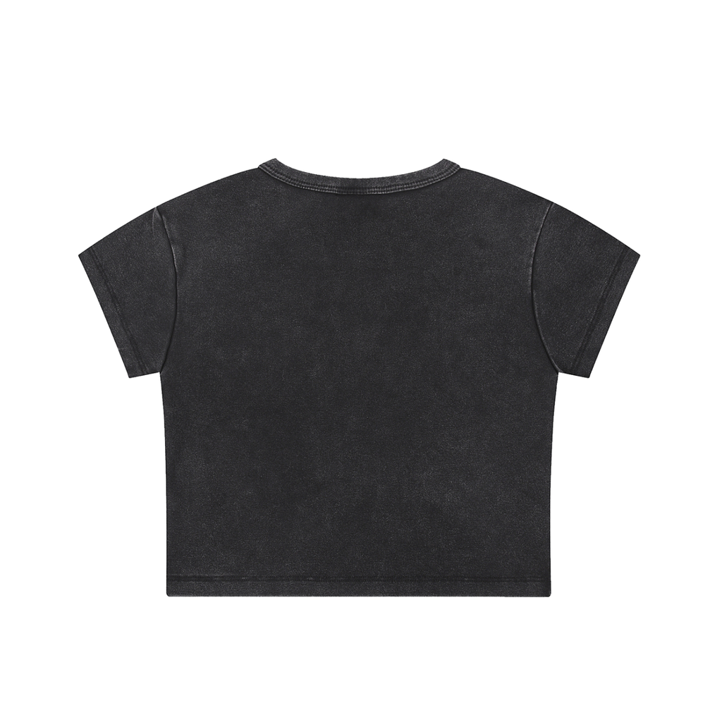 Between Sets Baby Tee - Black