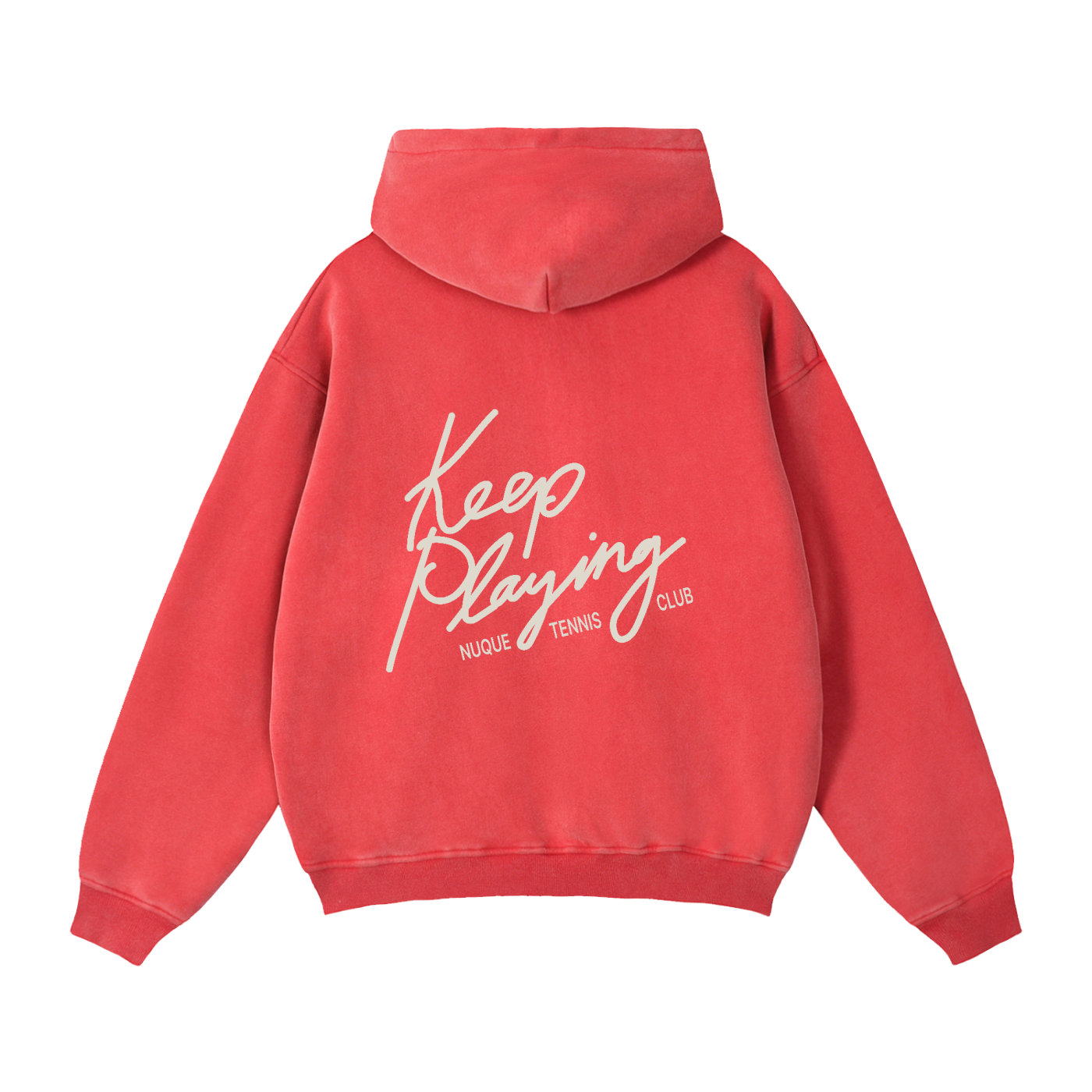 The Keep Playing Hoodie - Club Red