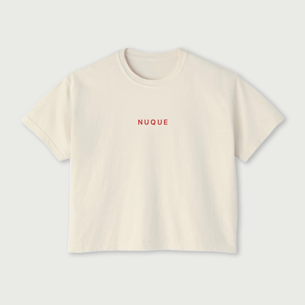 Form Crop Tee - Ivory