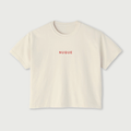 Form Crop Tee - Ivory