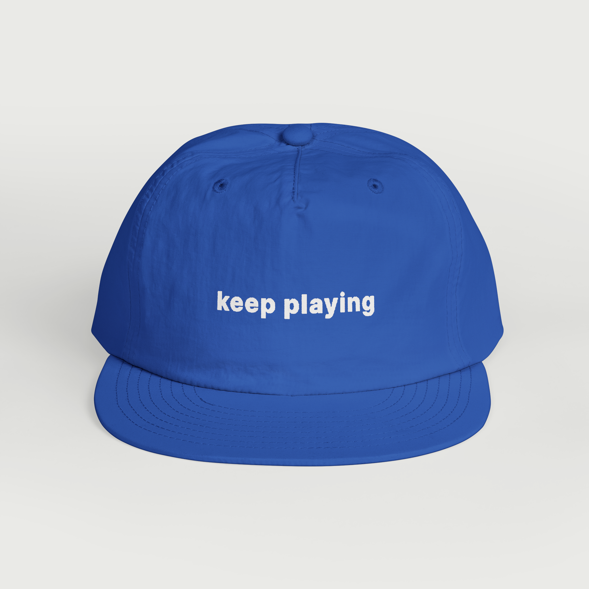 Keep Playing Hat - Cobalt