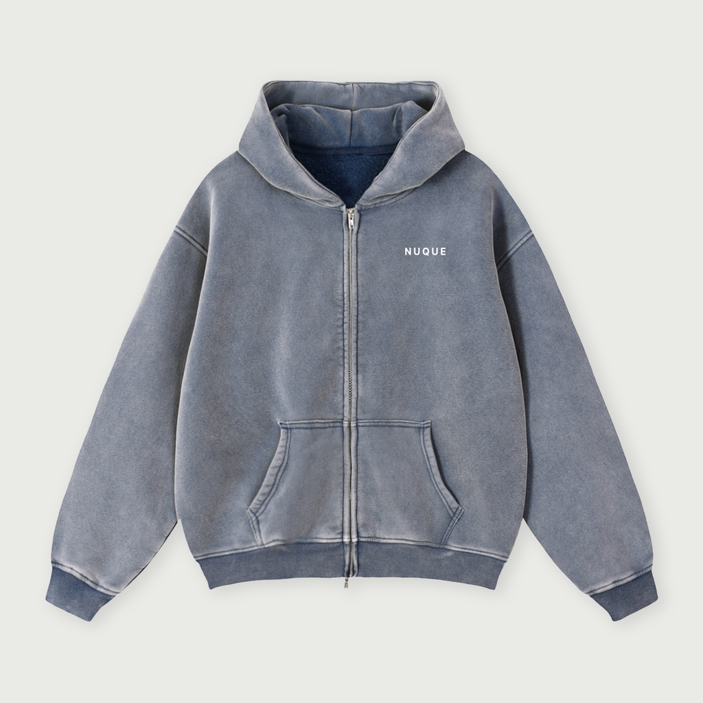 Keep Playing Zip Hoodie - Court Blue