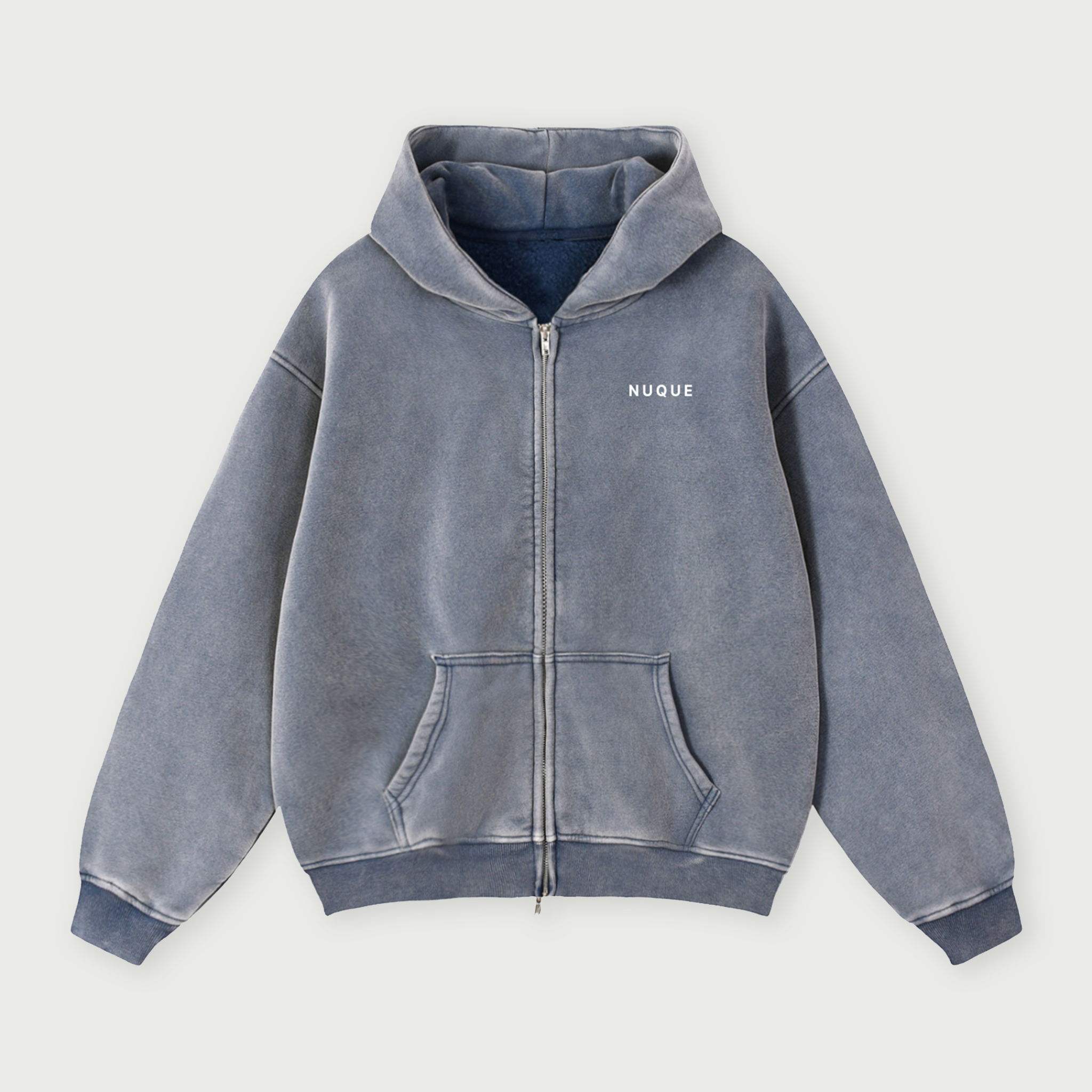Keep Playing Zip Hoodie - Court Blue