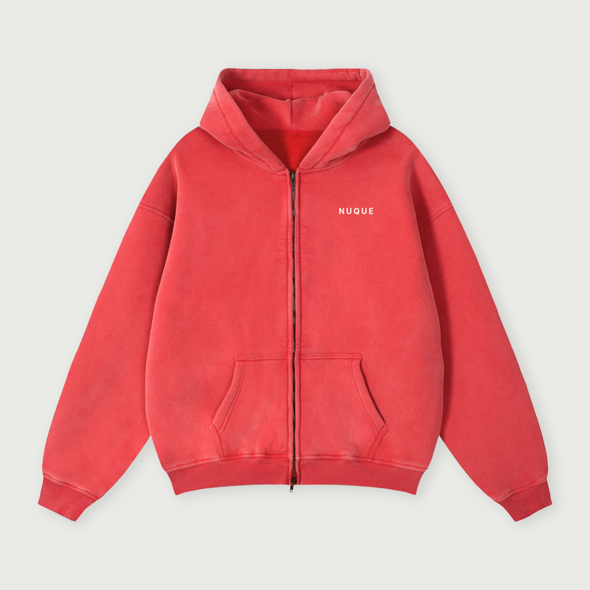 Keep Playing Zip Hoodie - Red