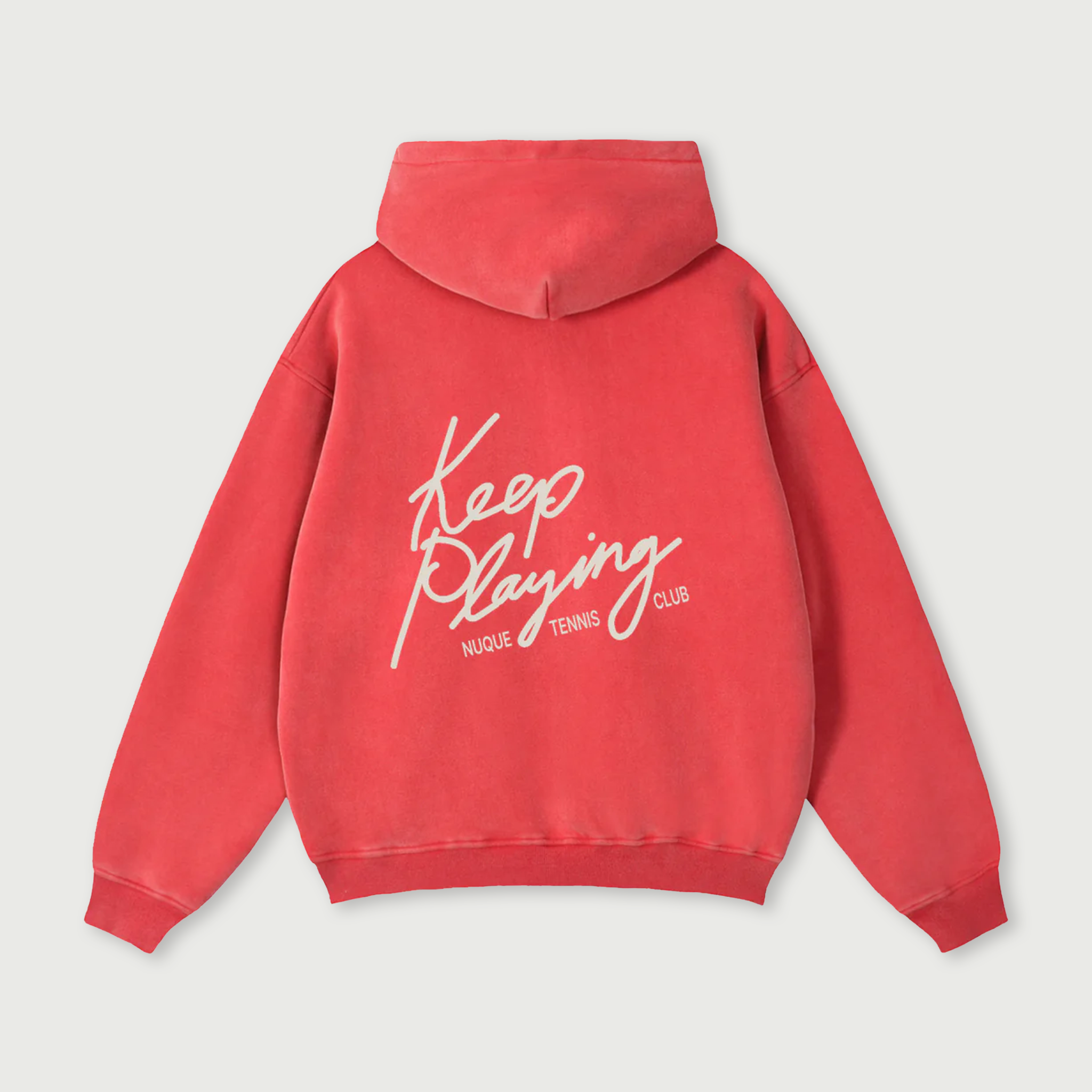 Keep Playing Zip Hoodie - Red