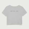Triple Fruity Baby Tee - Gray