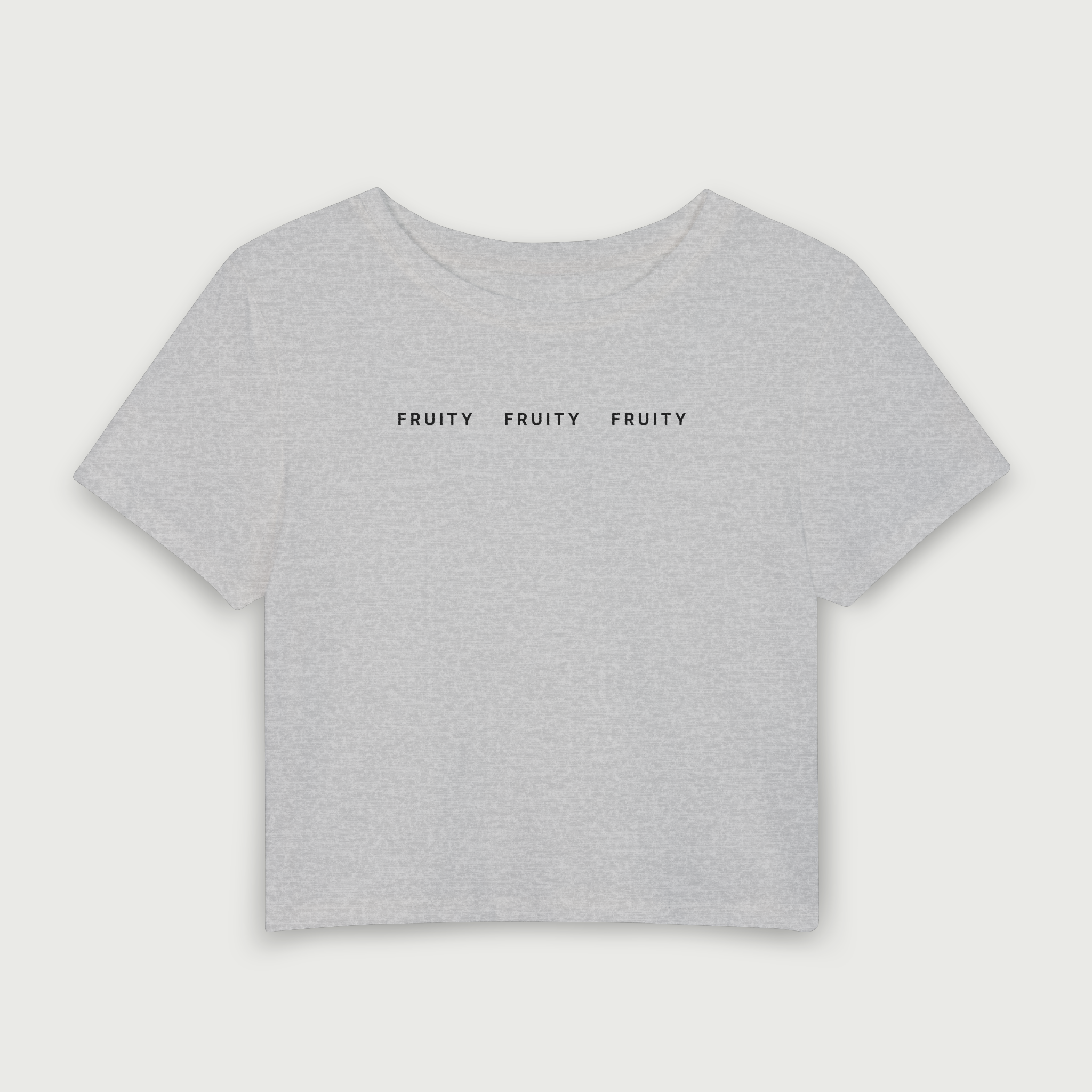 Triple Fruity Baby Tee - Gray