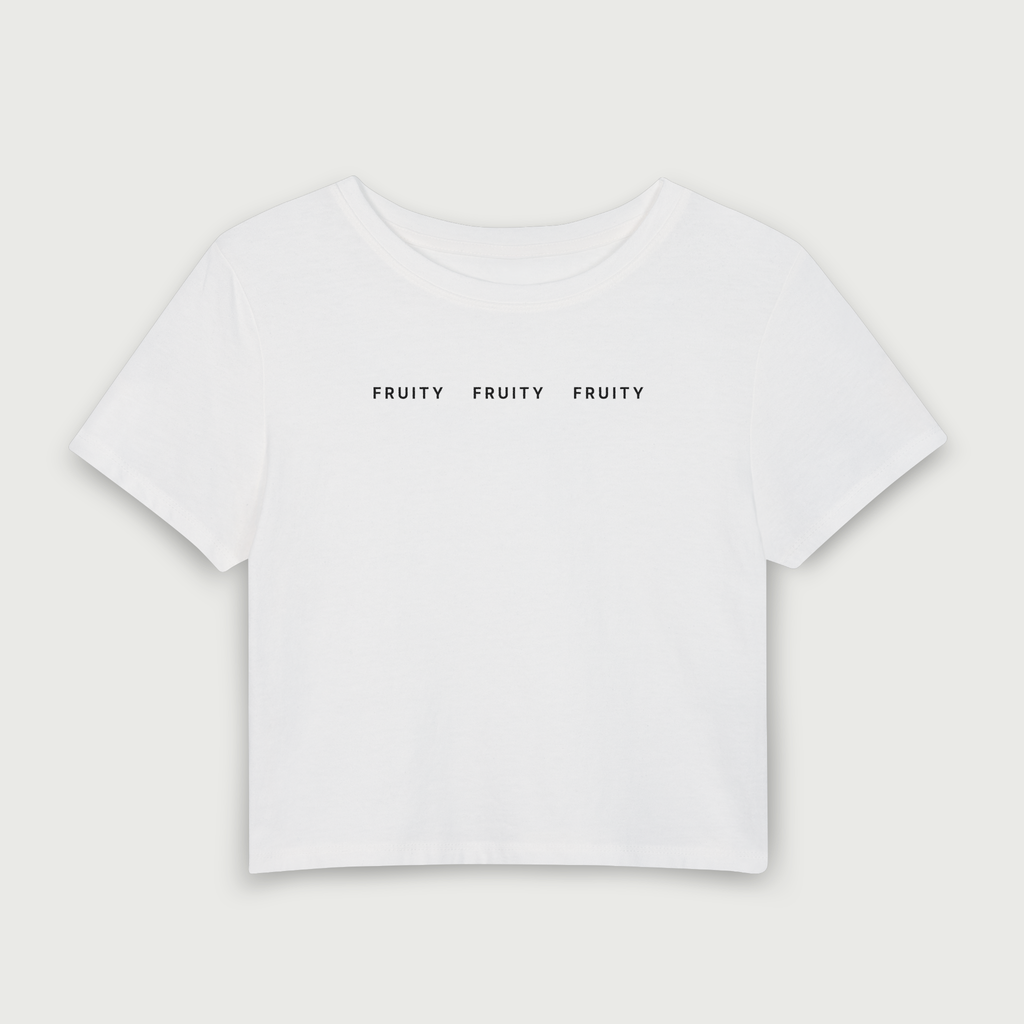 Triple Fruity Baby Tee - White