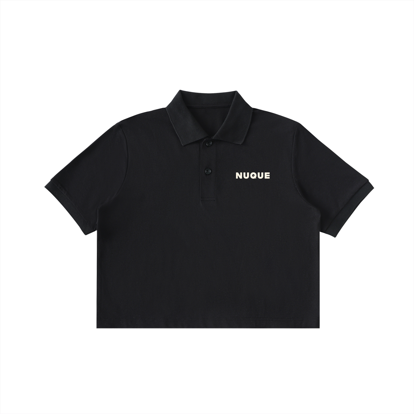 Club Polo - Cropped / Black