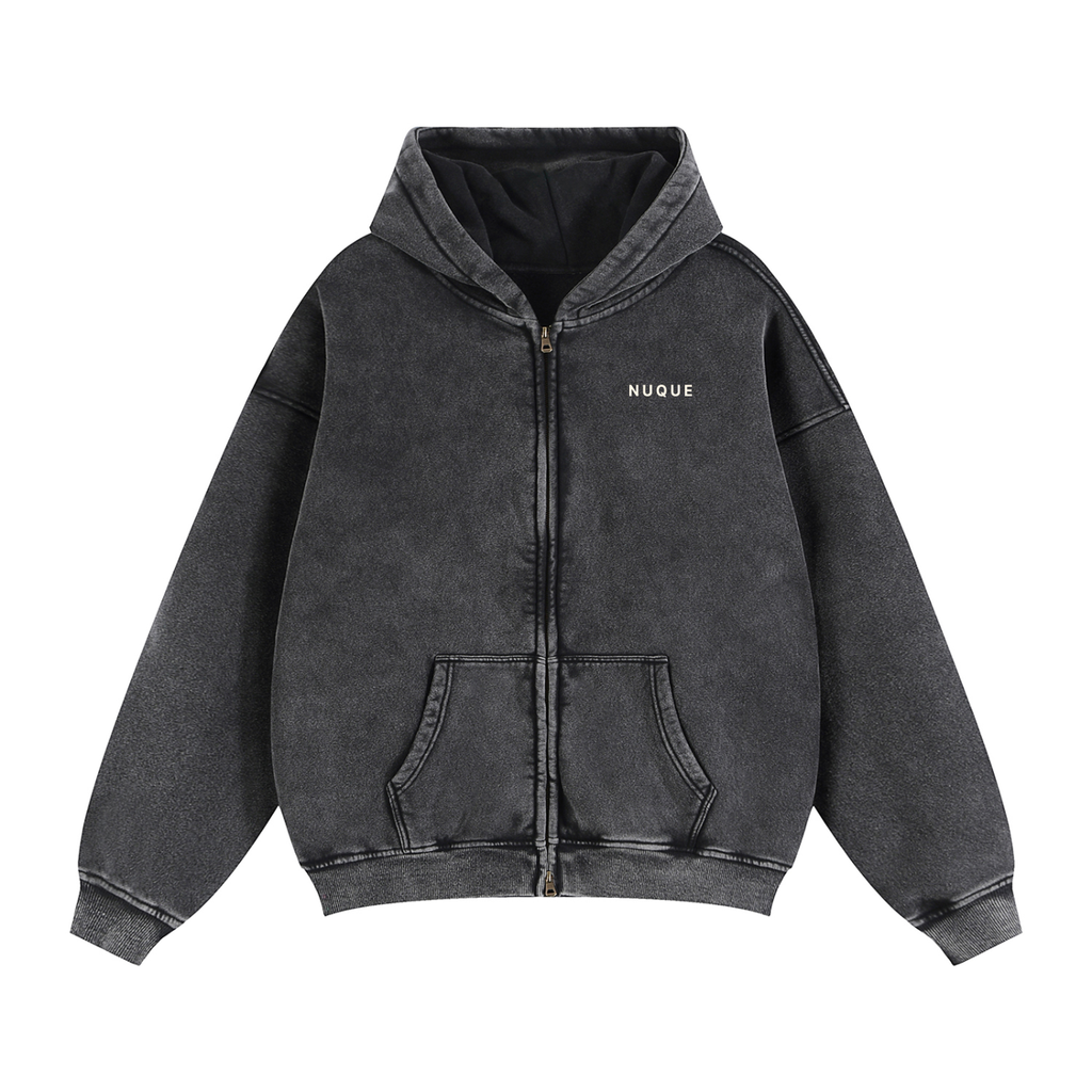 Keep Playing Zip Hoodie - Black