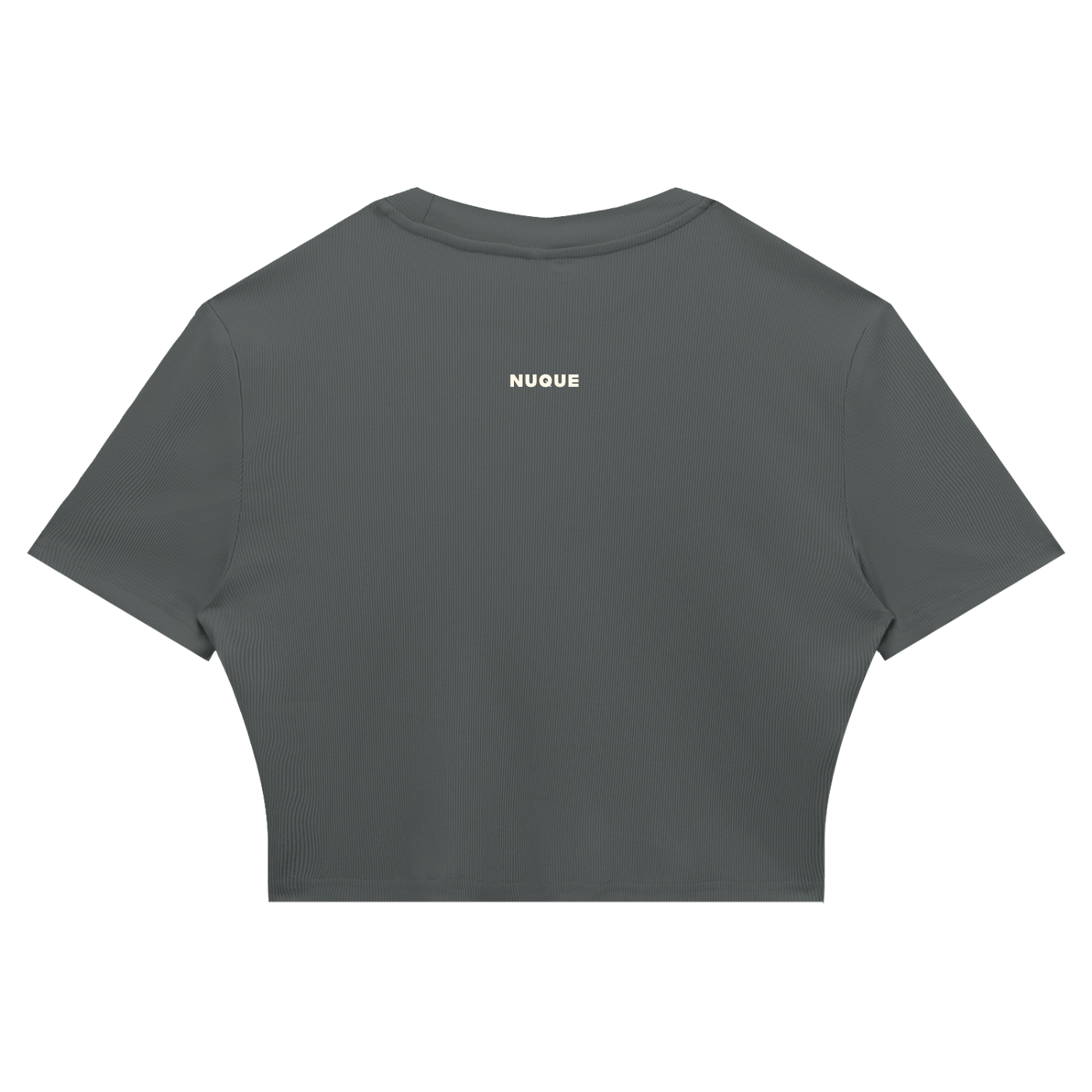 Keep Playing Crop Tee - Graphite