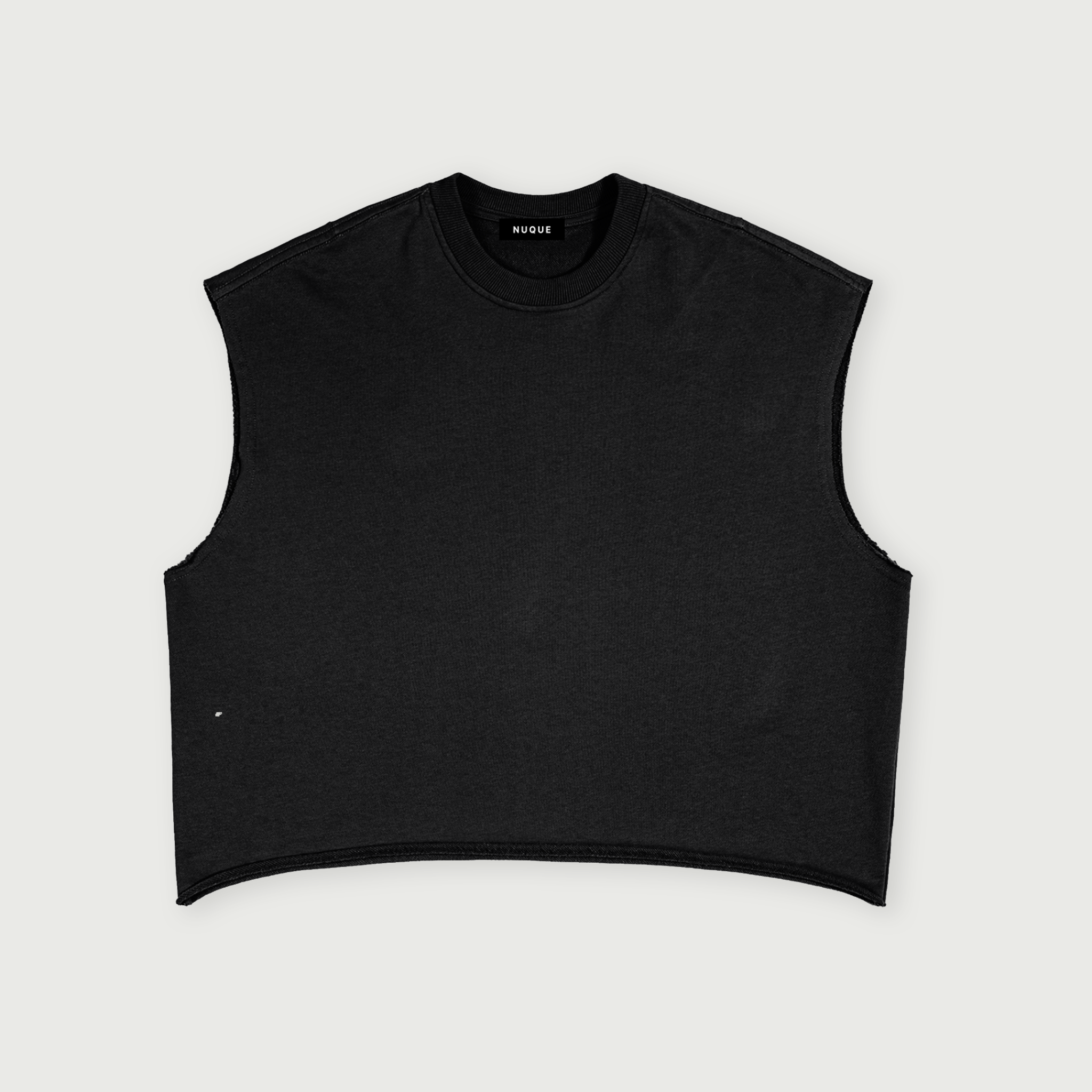 Girls Boxy Sleeveless Tee - Black