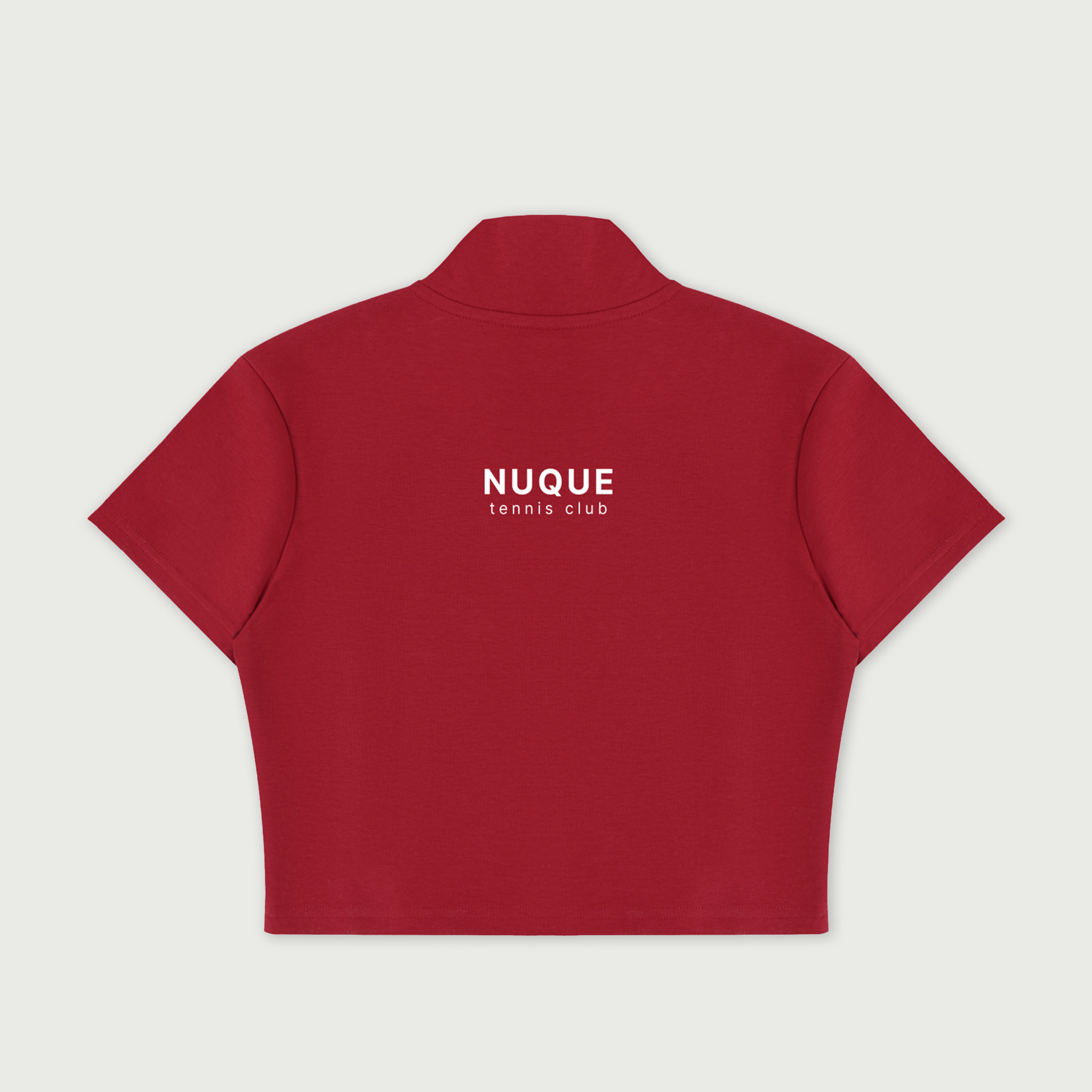 Court Zip Top - Red