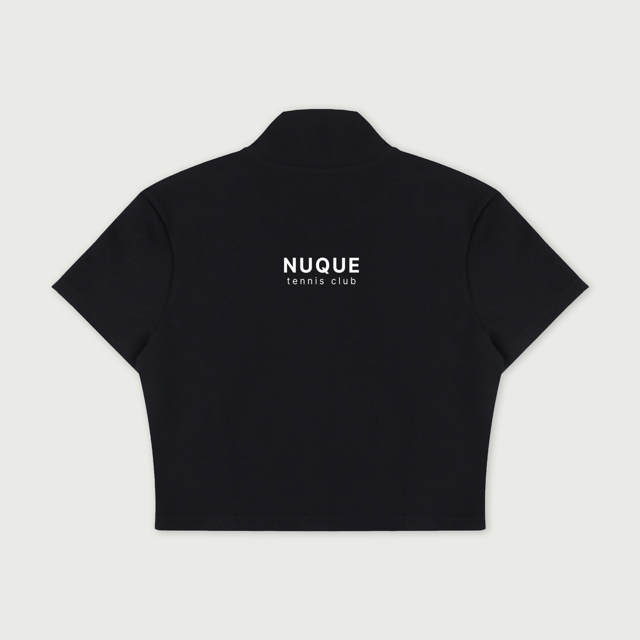 Court Zip Top - Black