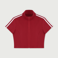 Court Zip Top - Red