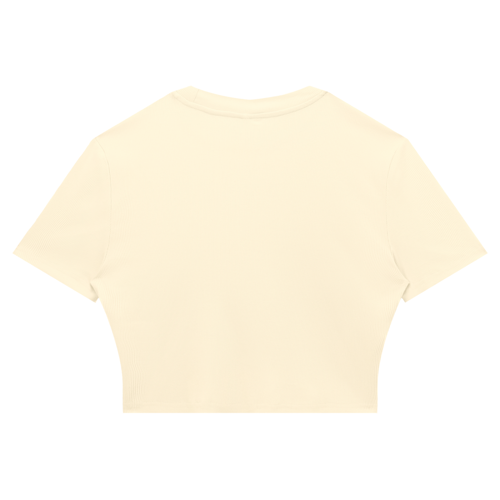 Keep Playing Crop Tee - Butter