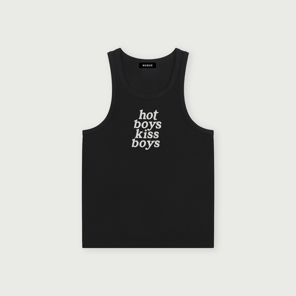 Boys Kiss Boys Tank - Black