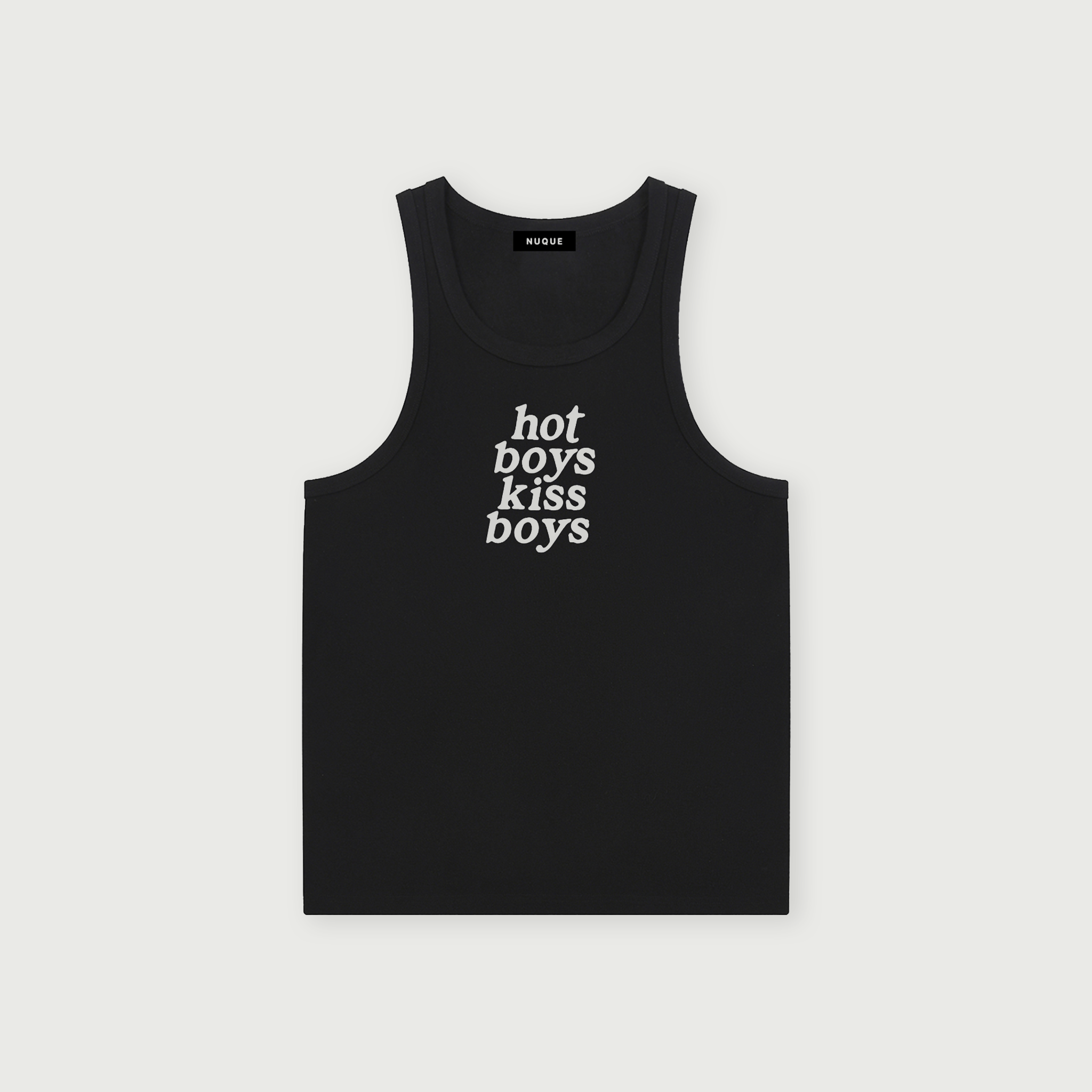 Boys Kiss Boys Tank - Black