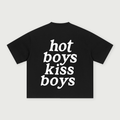 Boys Kiss Boys Tee - Black