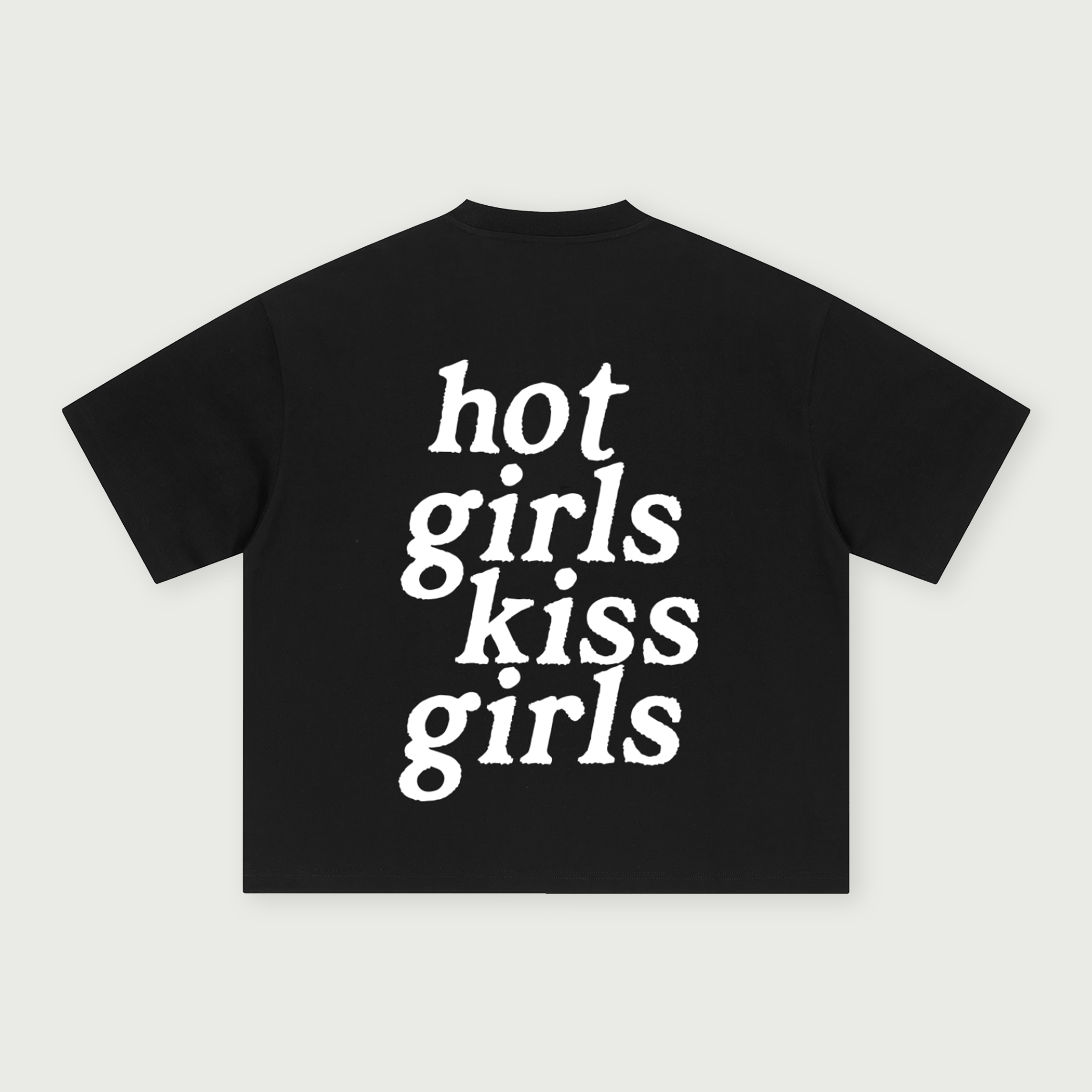 Girls Kiss Girls Tee - Black