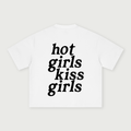 Girls Kiss Girls Tee - White