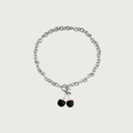 Cherry Charm Necklace - Black (Preorder)